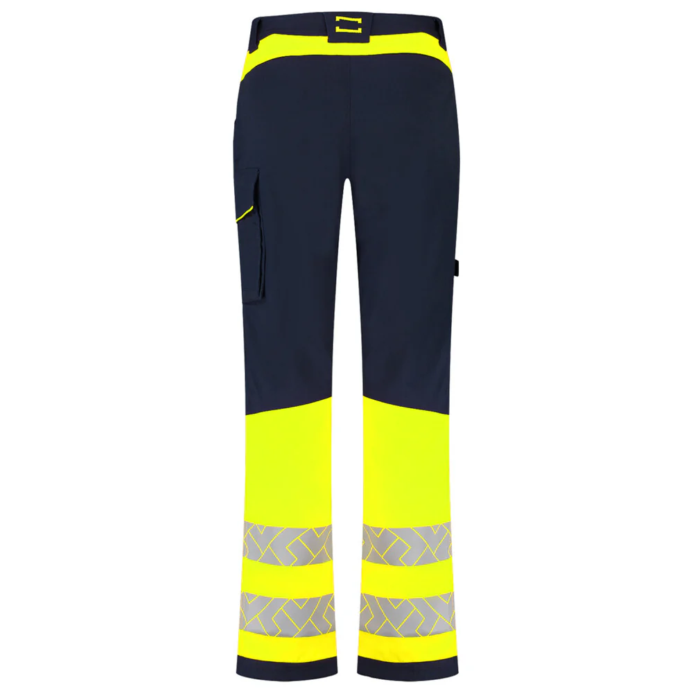 Werkbroek 2-Way Stretch High-Vis Dames Redefined Ink/Fluo-Geel