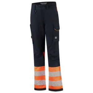 Werkbroek 2-Way Stretch High-Vis Dames Redefined Ink/Fluo-Oranje