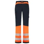 Werkbroek 2-Way Stretch High-Vis Dames Redefined Ink/Fluo-Oranje