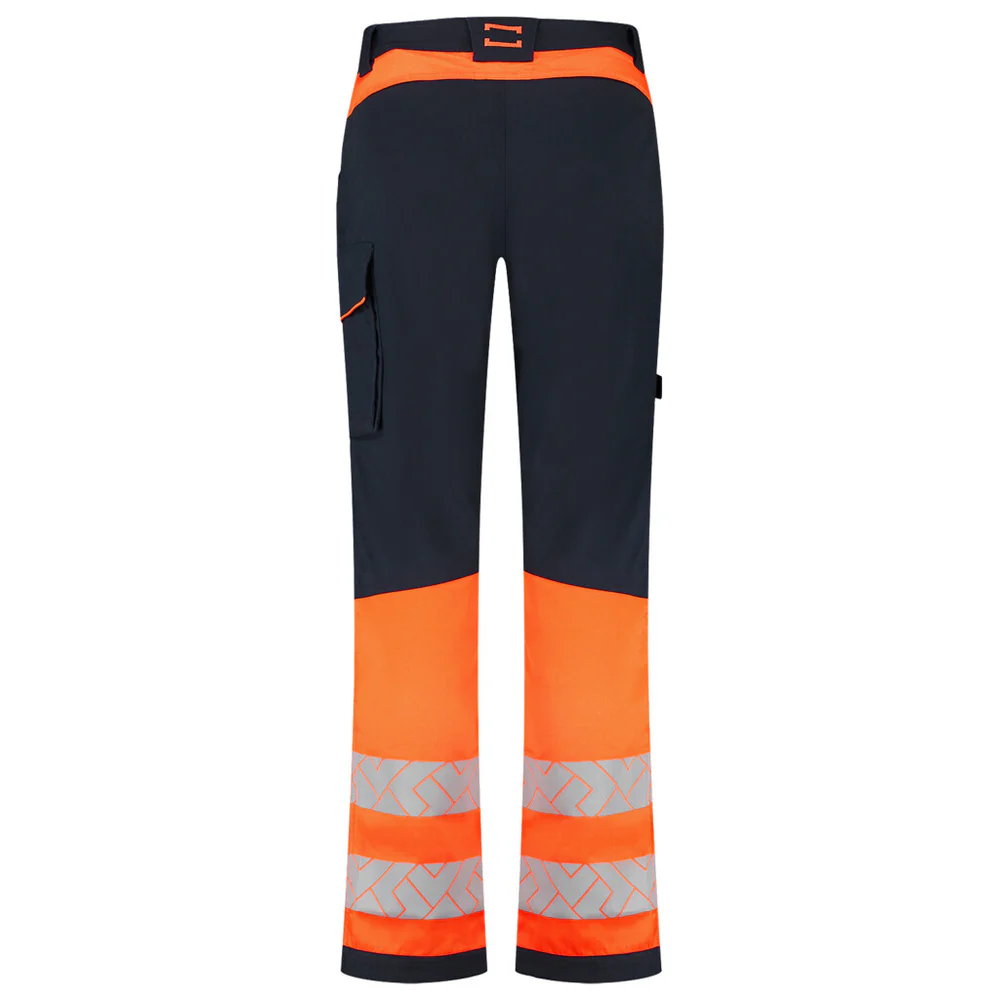 Werkbroek 2-Way Stretch High-Vis Dames Redefined Ink/Fluo-Oranje