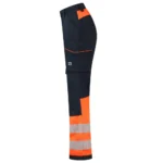 Werkbroek 2-Way Stretch High-Vis Dames Redefined Ink/Fluo-Oranje