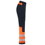 Werkbroek 2-Way Stretch High-Vis Dames Redefined Ink/Fluo-Oranje