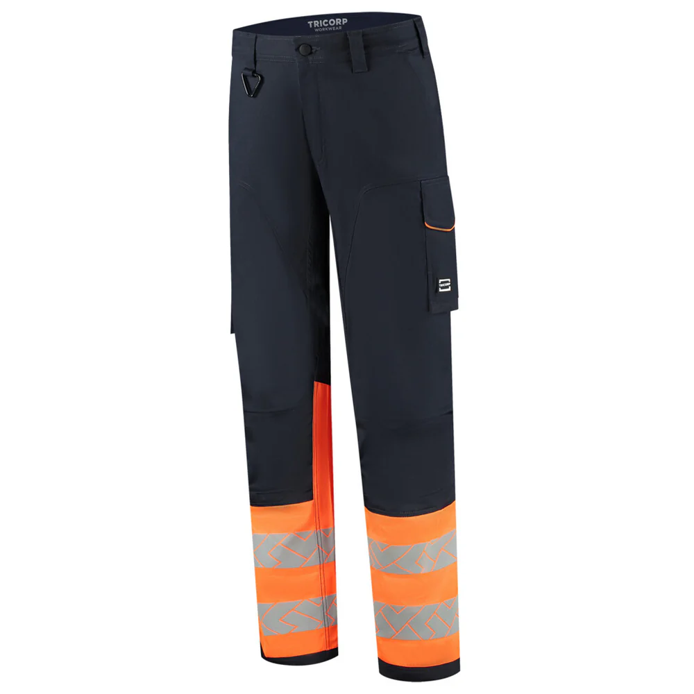 Werkbroek 2-Way Stretch High-Vis Redefined Ink/Fluo-Oranje