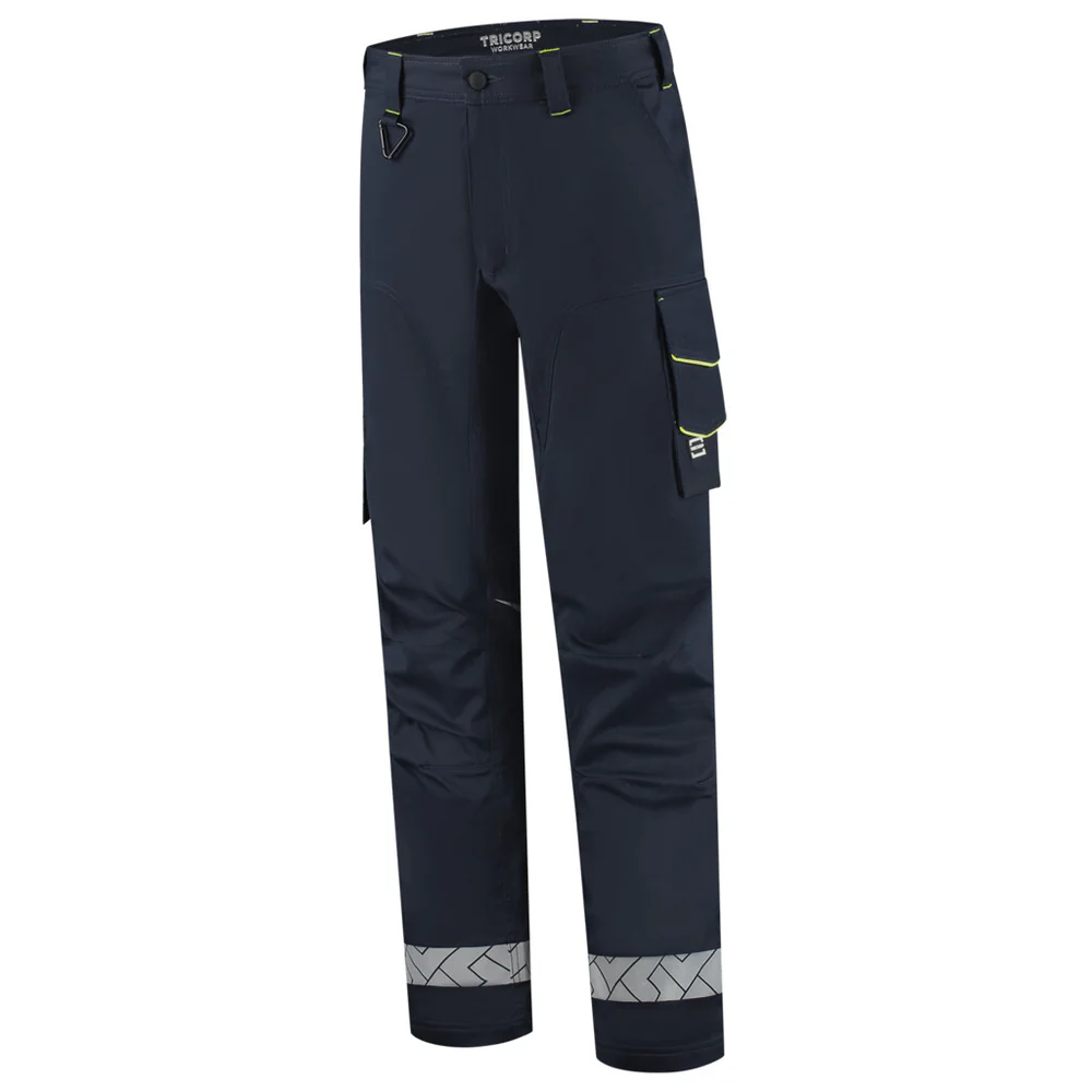 Werkbroek 2-Way Stretch Reflective Redefined Ink/Fluo-Geel