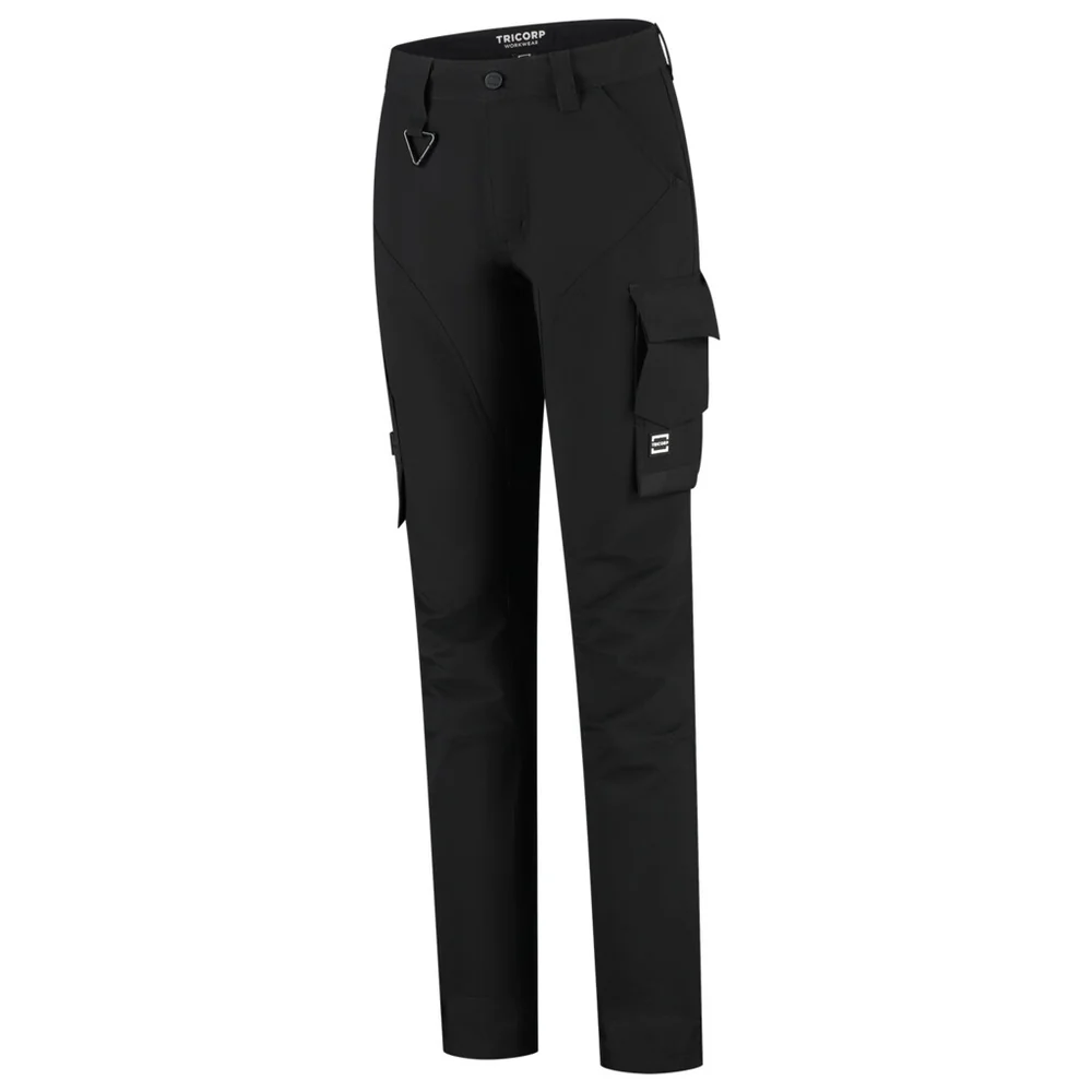 Werkbroek 4-Way Stretch Dames Redefined Zwart