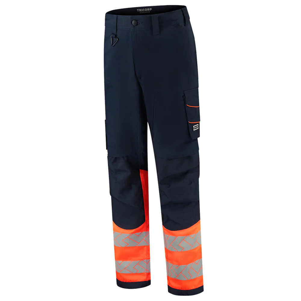 Werkbroek Functional Stretch High Vis Redefined Ink/Fluo-Oranje
