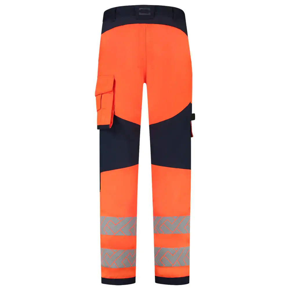 Werkbroek Functional Stretch High Vis Redefined Knieversterking Fluo-Oranje/Ink