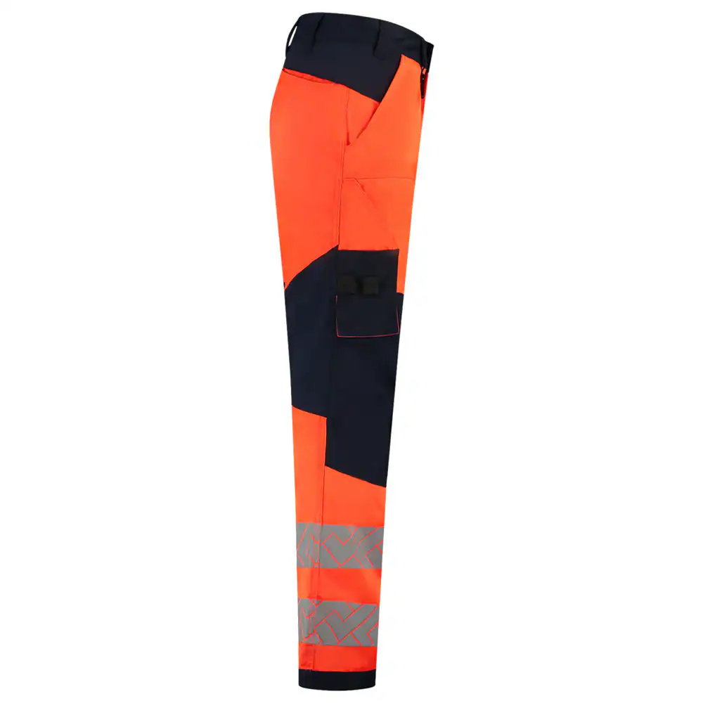 Werkbroek Functional Stretch High Vis Redefined Knieversterking Fluo-Oranje/Ink