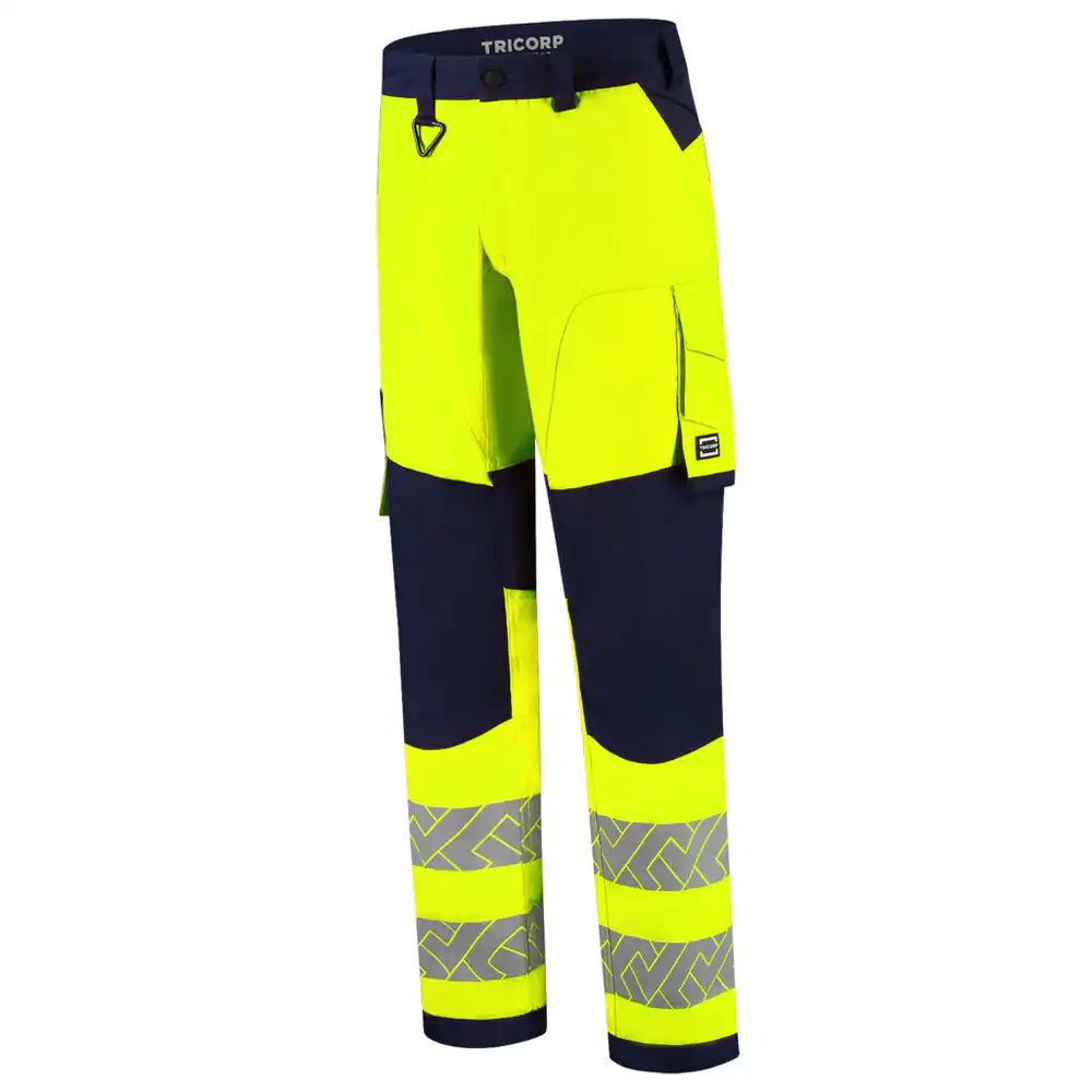 Werkbroek Functional Stretch High Vis Redefined Knieversterking Yellow/Ink