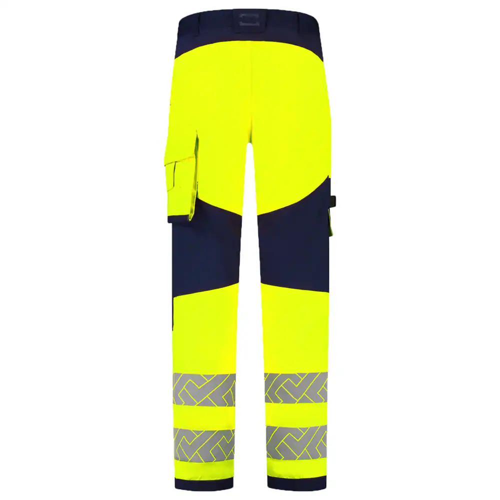 Werkbroek Functional Stretch High Vis Redefined Knieversterking Yellow/Ink