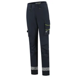 Werkbroek Functional Stretch Reflective Dames Redefined Ink/Fluo-Geel