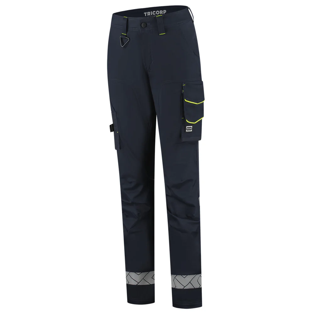 Werkbroek Functional Stretch Reflective Dames Redefined Ink/Fluo-Geel