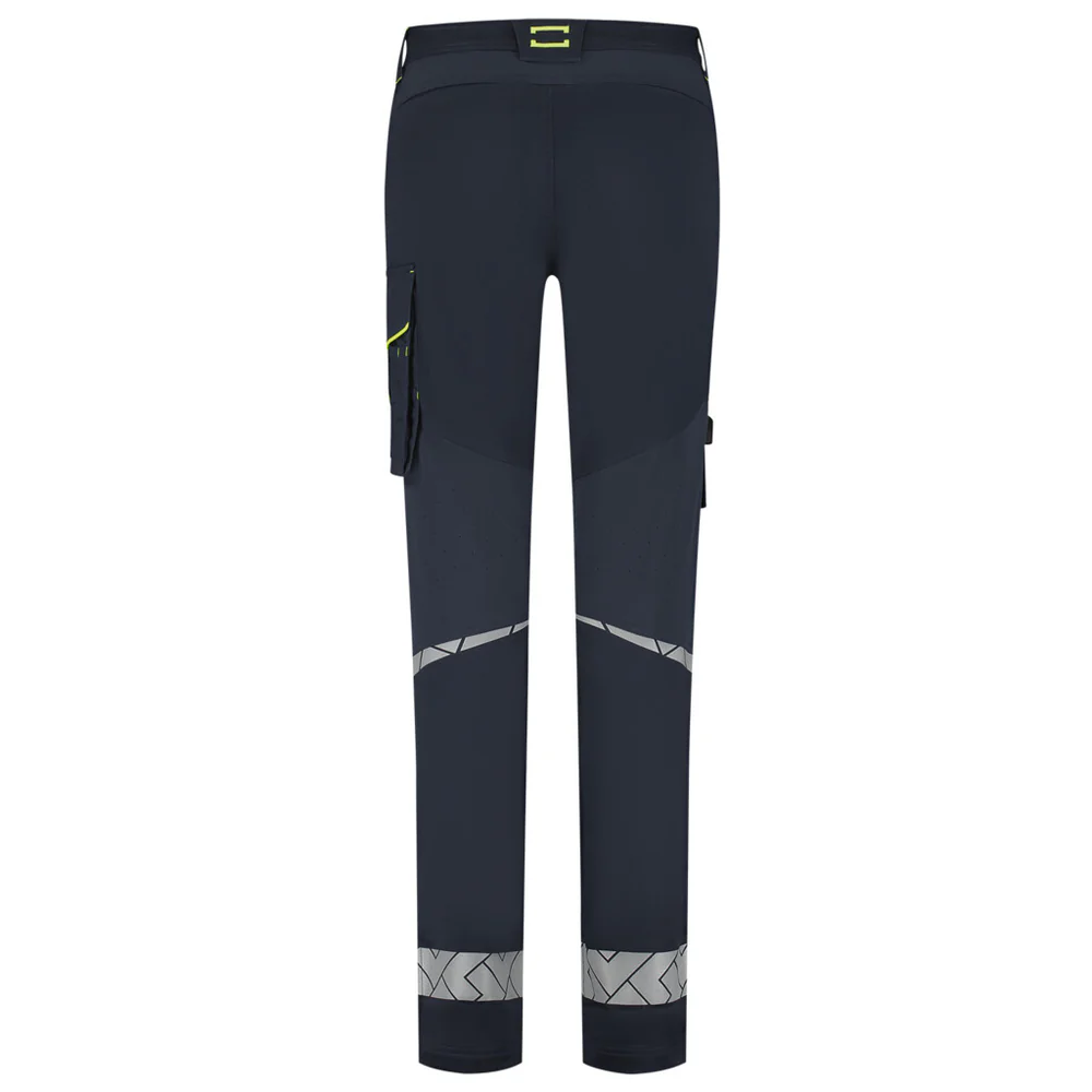 Werkbroek Functional Stretch Reflective Dames Redefined Ink/Fluo-Geel
