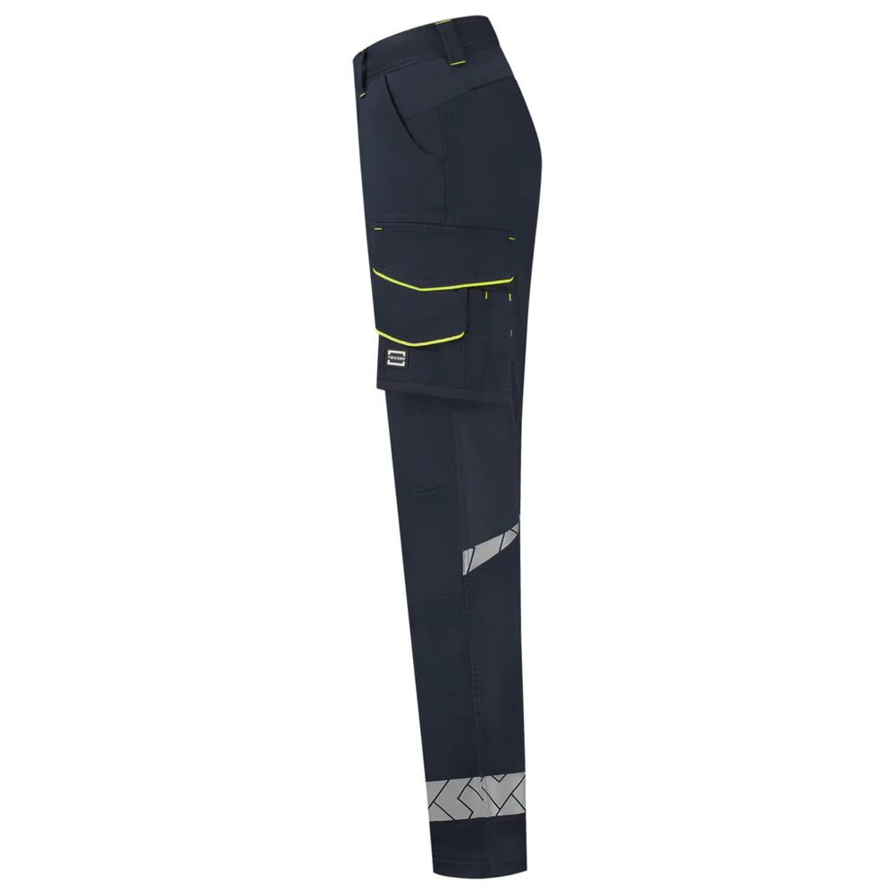Werkbroek Functional Stretch Reflective Dames Redefined Ink/Fluo-Geel