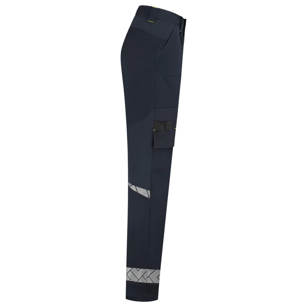 Werkbroek Functional Stretch Reflective Dames Redefined Ink/Fluo-Geel