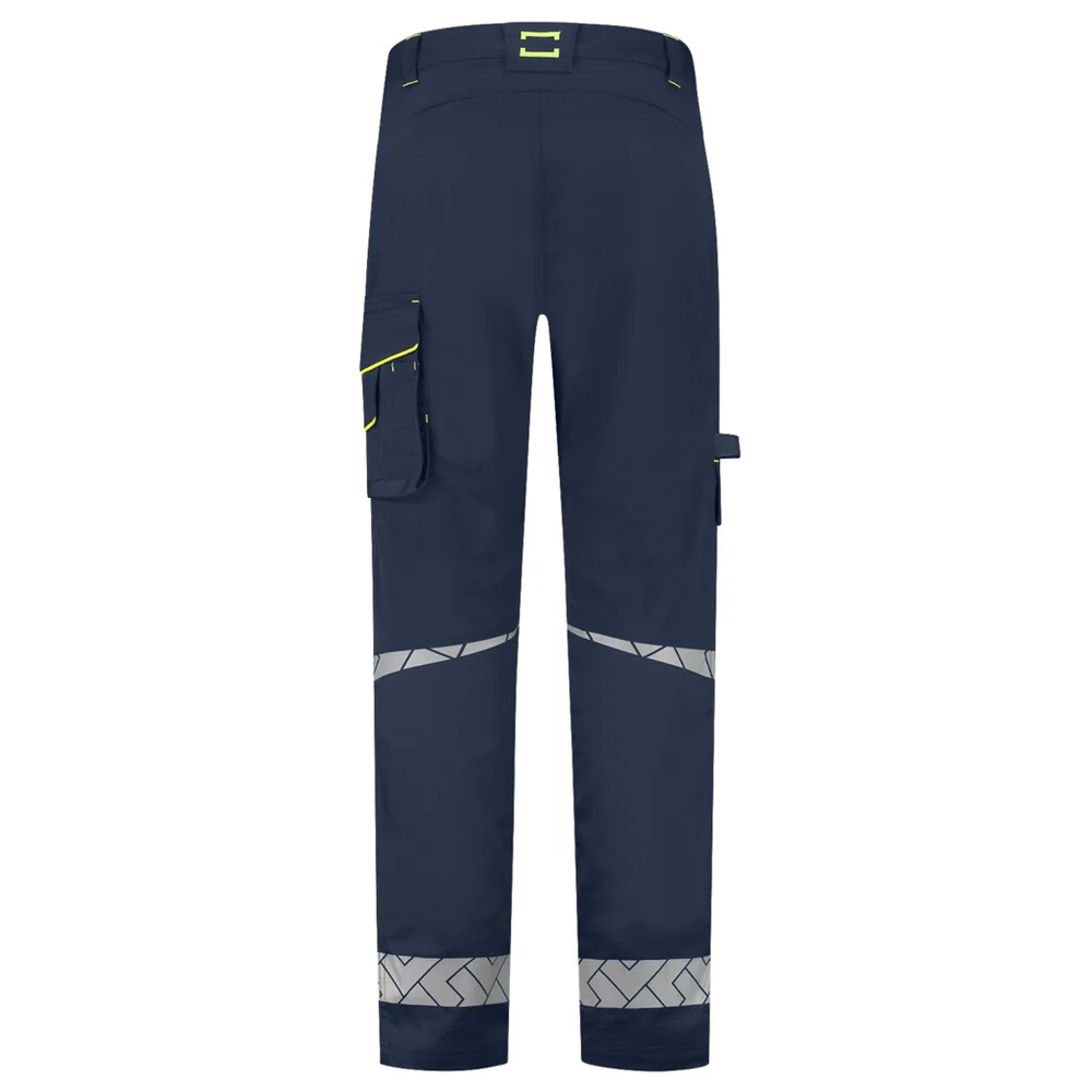 Werkbroek Functional Stretch Reflective Redefined Ink/Fluo-Geel