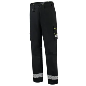 Werkbroek Functional Stretch Reflective Redefined Zwart/Fluo-Geel