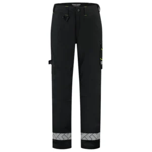 Werkbroek Functional Stretch Reflective Redefined Zwart/Fluo-Geel