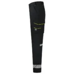 Werkbroek Functional Stretch Reflective Redefined Zwart/Fluo-Geel