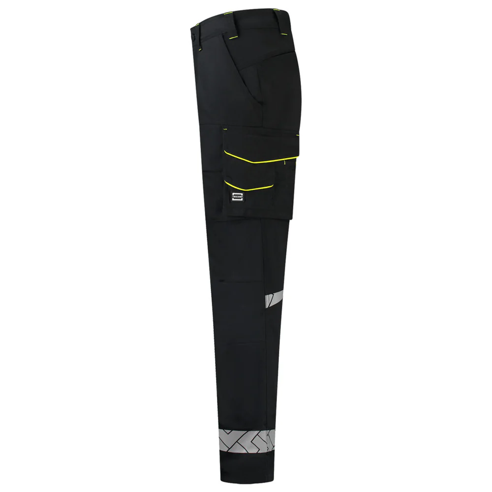 Werkbroek Functional Stretch Reflective Redefined Zwart/Fluo-Geel