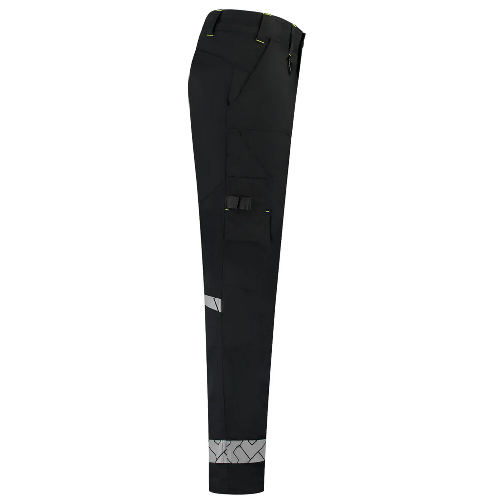 Werkbroek Functional Stretch Reflective Redefined Zwart/Fluo-Geel