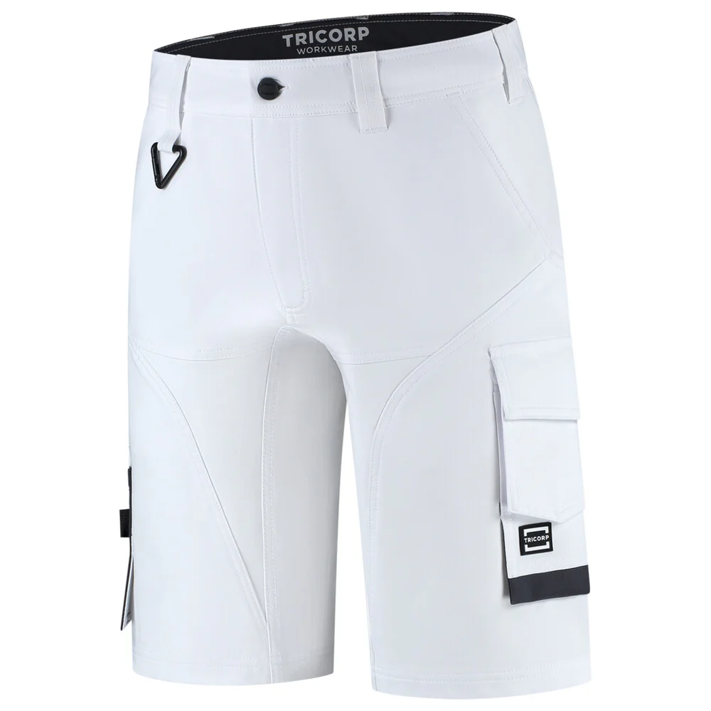 Werkshort 4-Way Stretch Redefined Wit