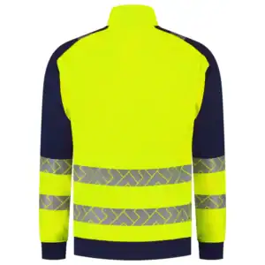 Zip Sweater High Vis Redefined Industrieel Wasbaar Fluo-Geel/Ink