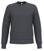 IB400 Unisex Sweater Ronde Hals Dark Grey