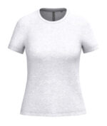 K380 Dames T-shirt Ronde Hals Korte Mouwen Ash Heather