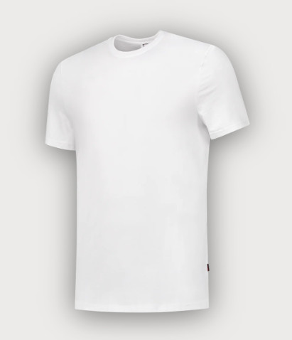 T-shirt 200 Gram 60°C Wasbaar Wit