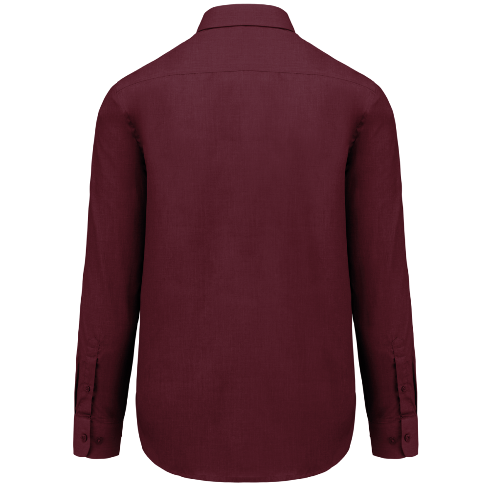 K545 - Jofrey - Herenoverhemd Lange Mouwen Wine