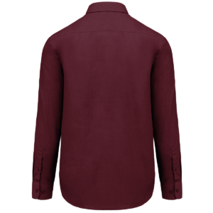 K545 - Jofrey - Herenoverhemd Lange Mouwen Wine