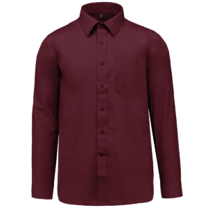 K545 - Jofrey - Herenoverhemd Lange Mouwen Wine