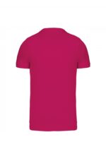 K356 T-shirt Ronde Hals Korte Mouwen Fuchsia