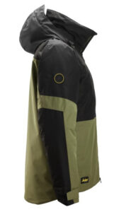 1104 AllroundWork Waterdichte Geïsoleerde Werkjas Khaki