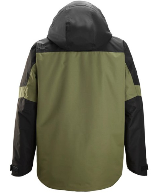 1104 AllroundWork Waterdichte Geïsoleerde Werkjas Khaki