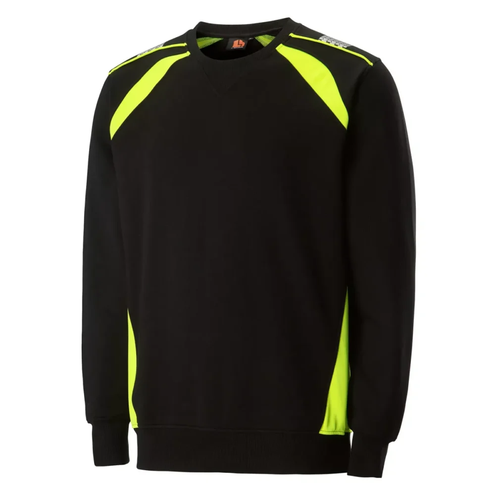 6127BP Sweatshirt Omnio Black/Yellow