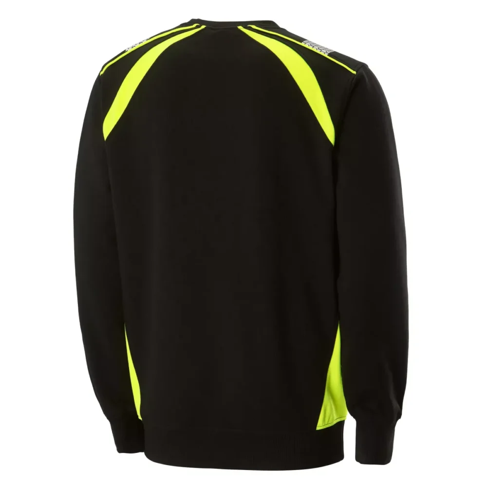 6127BP Sweatshirt Omnio Black/Yellow
