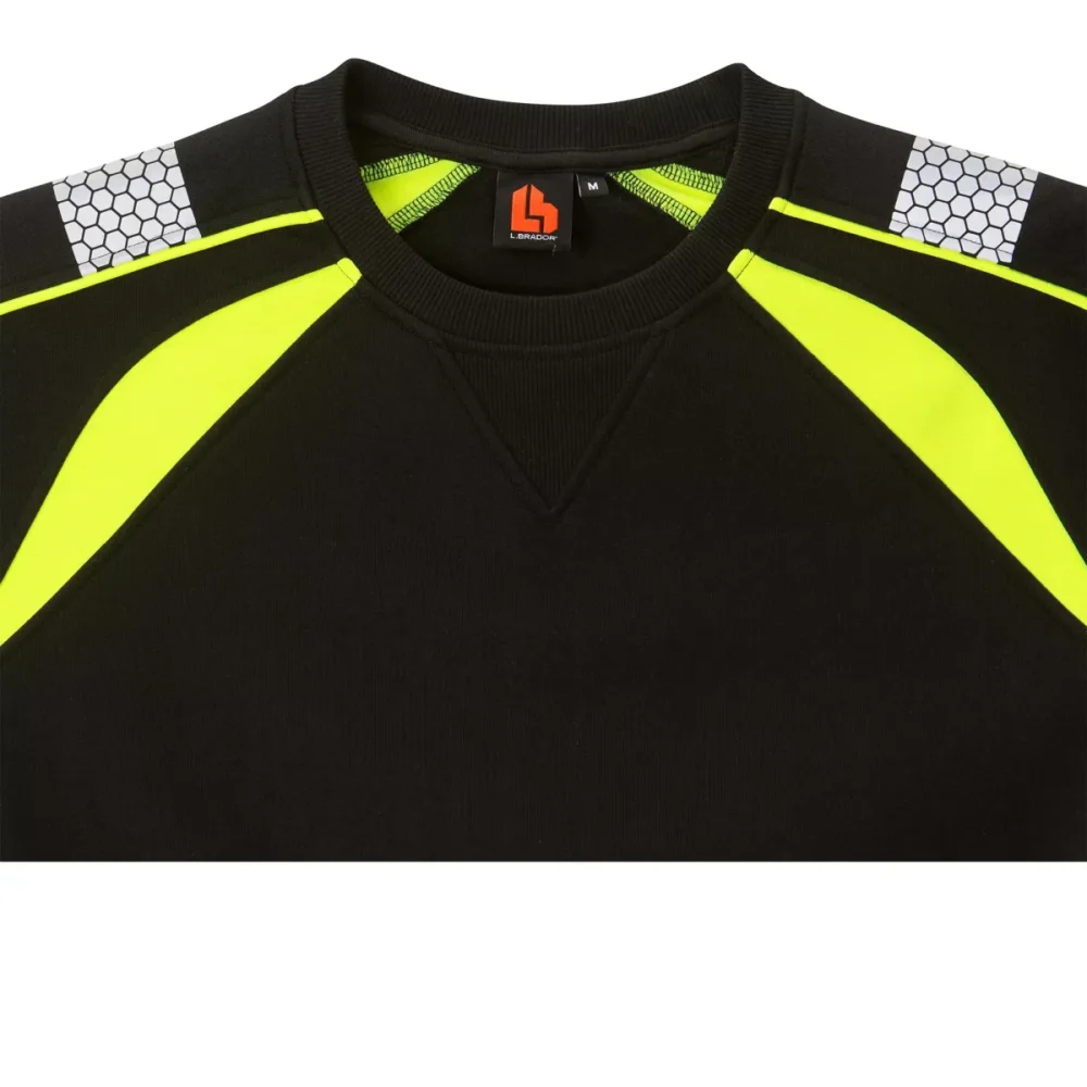 6127BP Sweatshirt Omnio Black/Yellow
