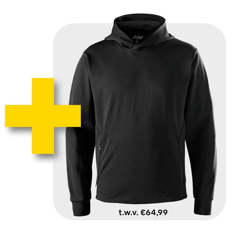 Snickers Hoodie Zwart jassen-actie