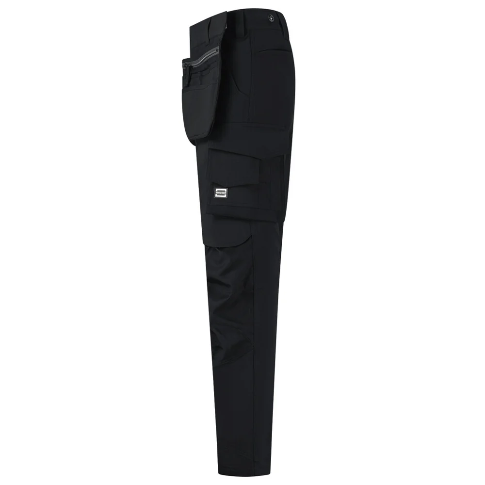 Werkbroek met Holsterzakken 4-Way Stretch Redefined Zwart