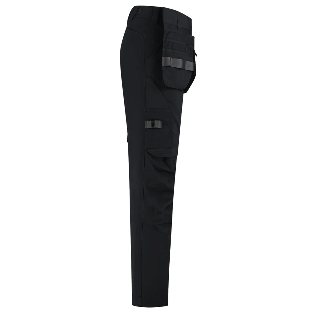 Werkbroek met Holsterzakken 4-Way Stretch Redefined Zwart